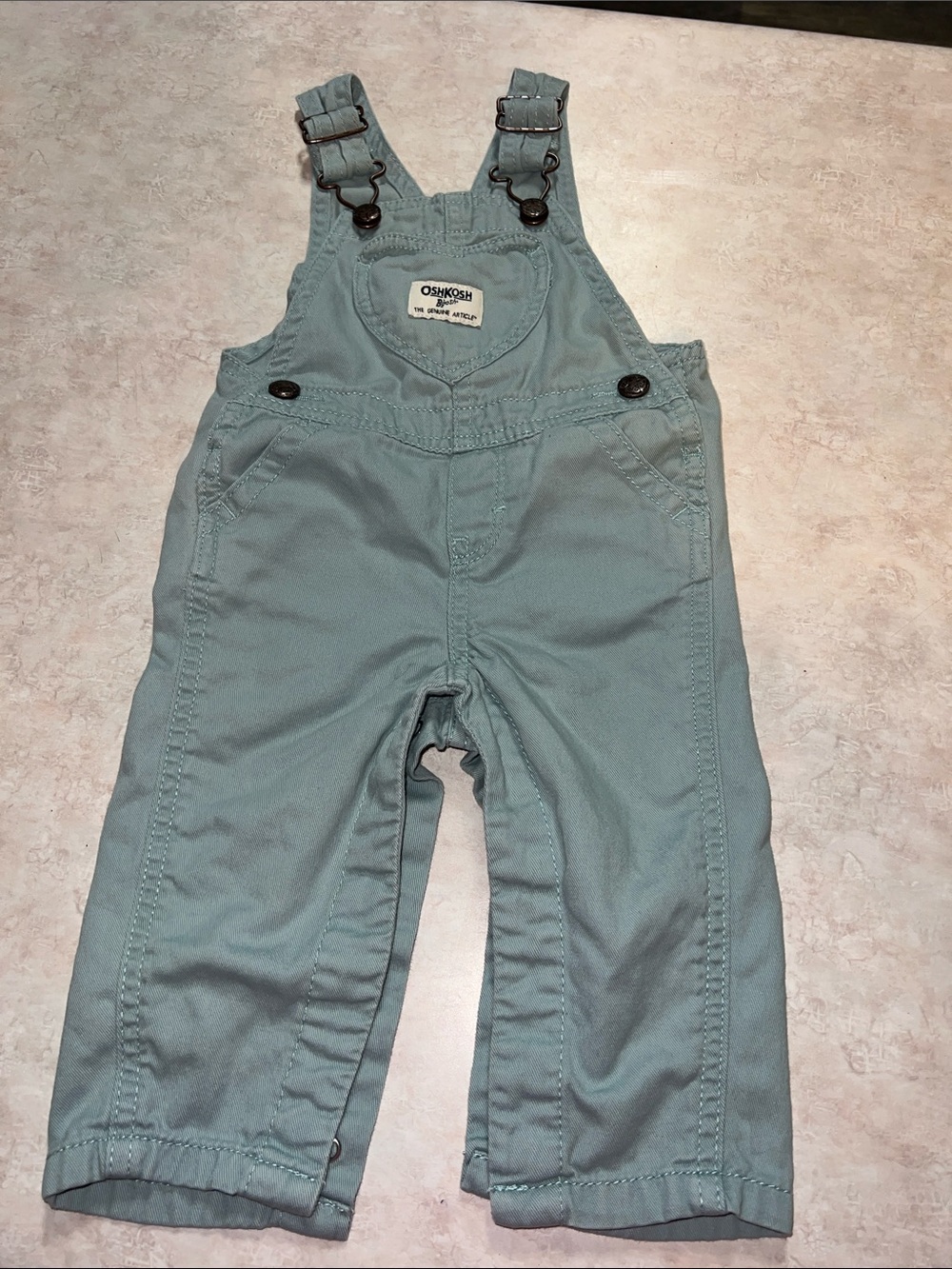 OshKosh B'gosh Toddler Light Sage Green Overalls
